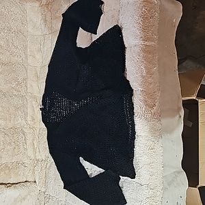 Eileen Fisher crochet knit top size M